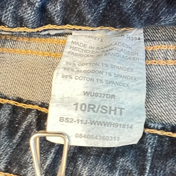 Aura From The Women At Wrangler 10R Blue Denim Jeans Slim Fit Mid Rise 32X29" - Picture 3 of 6